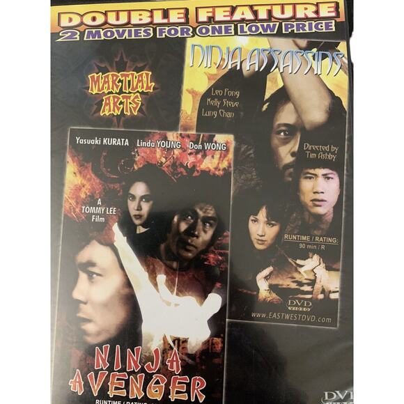 Martial Arts Double Feature DVD Ninja Avenger / Ninja Assassins Movie Set - Picture 3 of 4